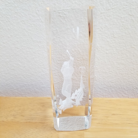 #10038 Rare Collect Lazer Cut Golfer Paper Weight - Picture 2 of 12